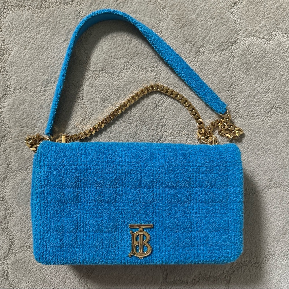 **SOLD Auth Burberry Medium Lola in Quilted Terry